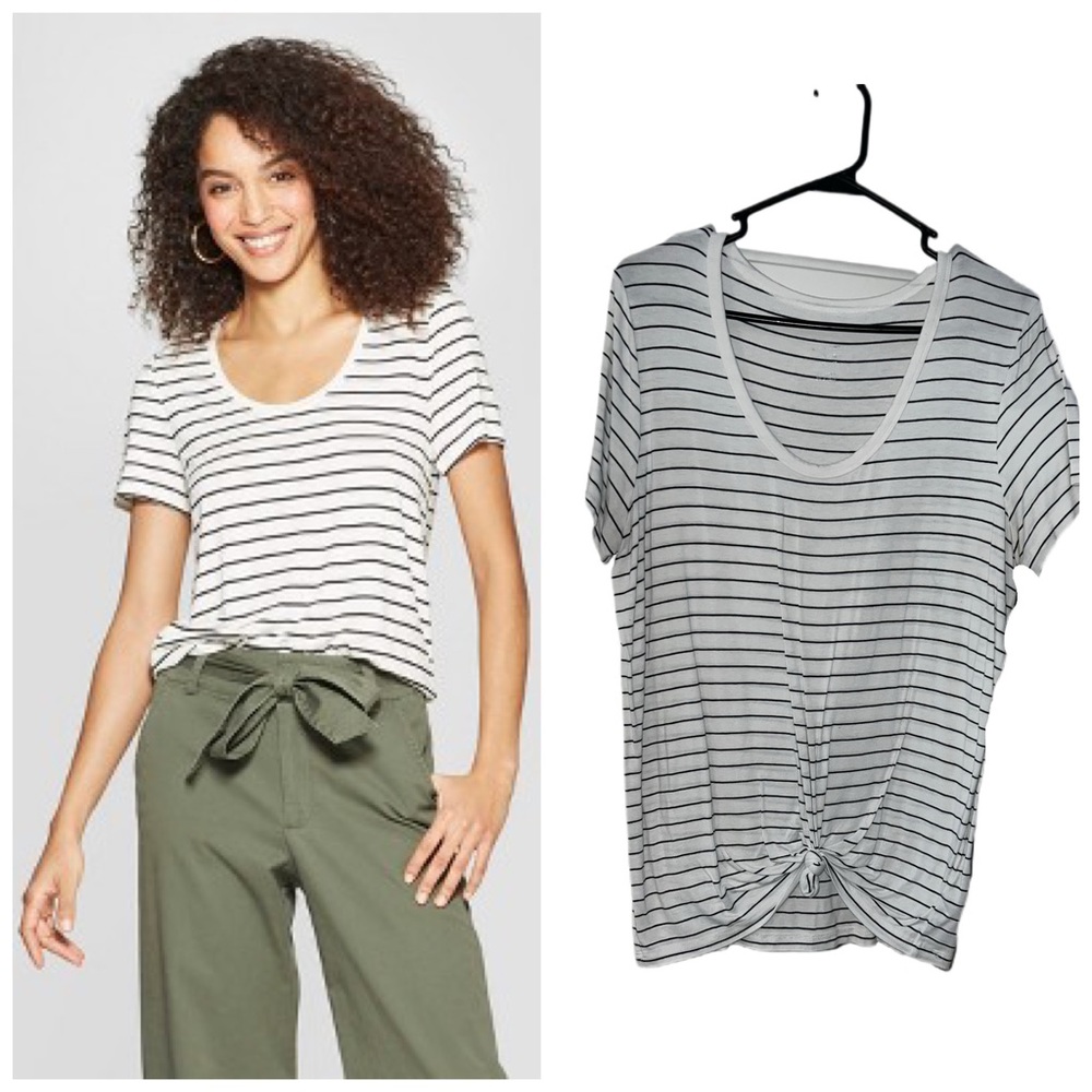 A New Day Striped tee size L